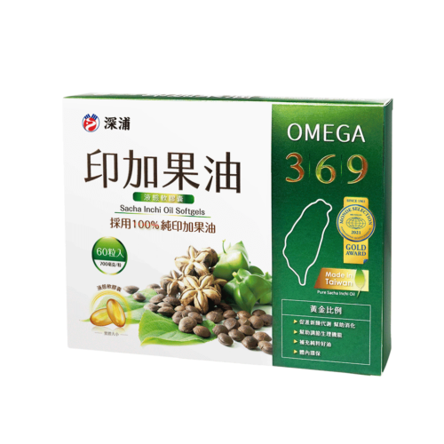 Sheng-Pu Sacha Inchi Oil Softgels package